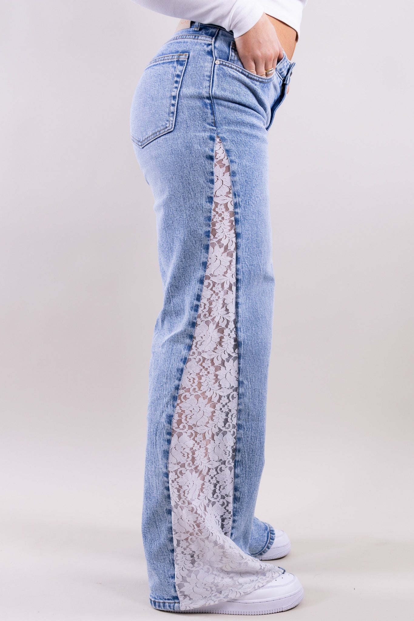 Lily lace jeans