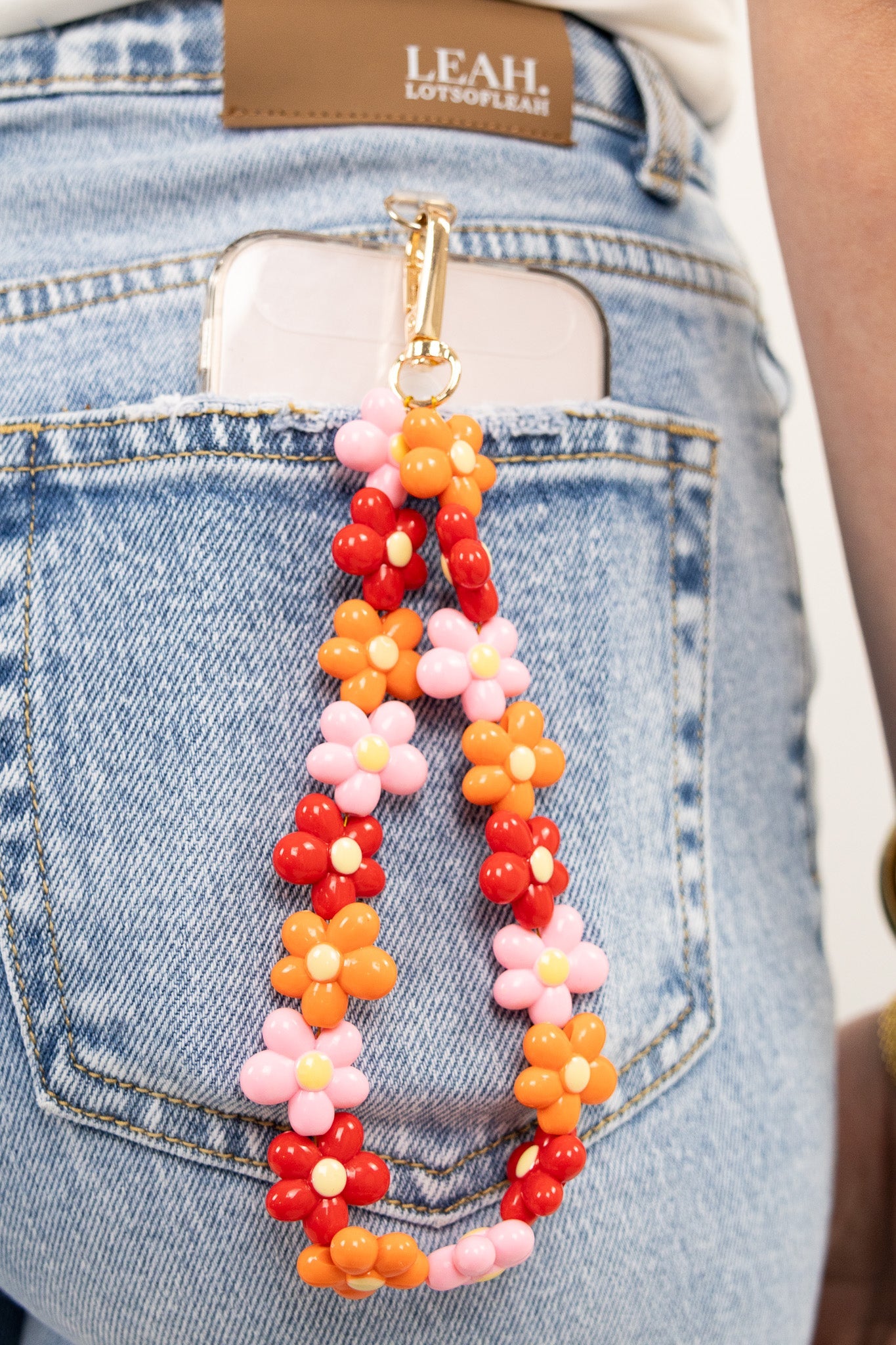 Flower phone cord