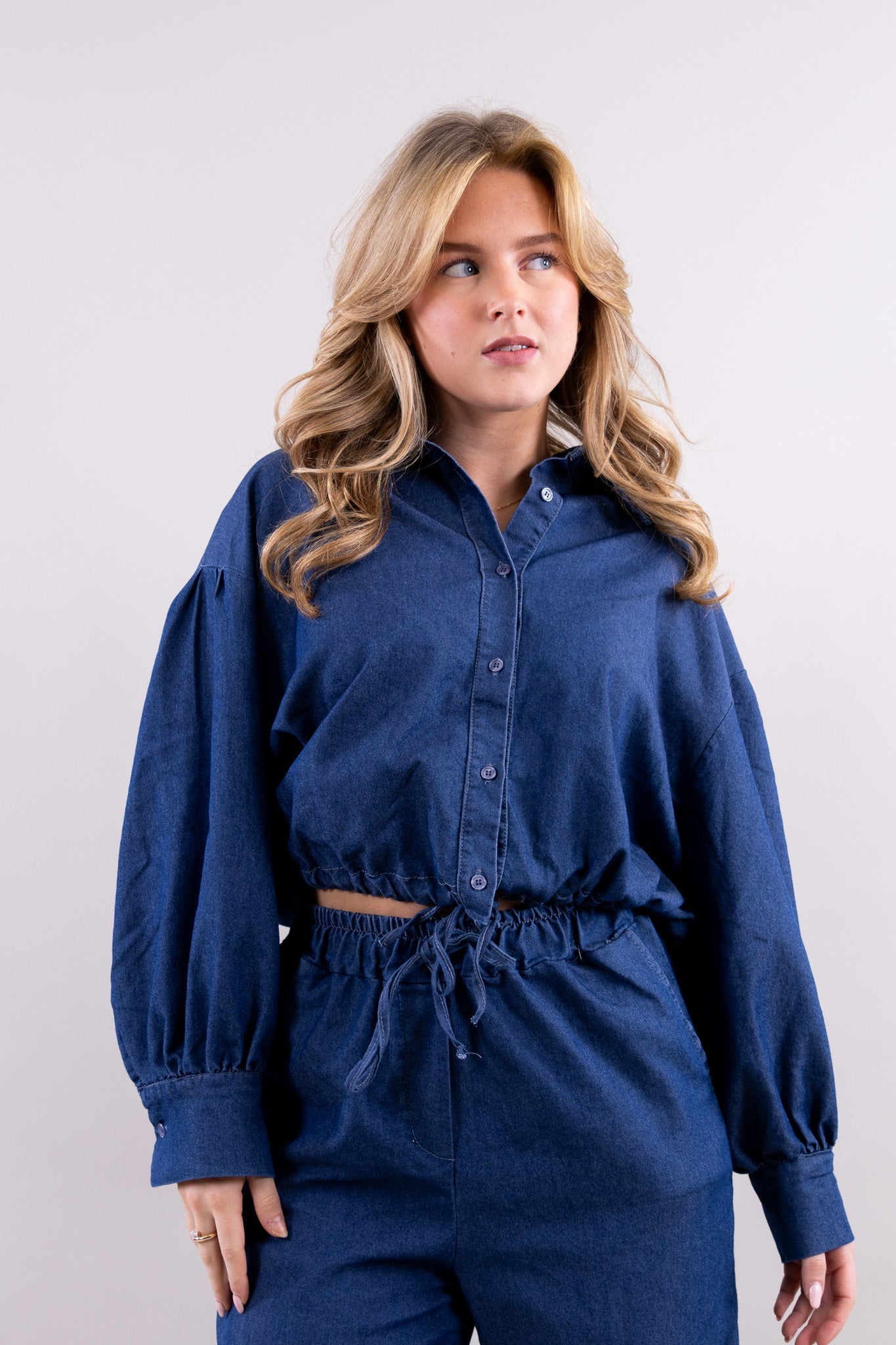 Loa denim blouse