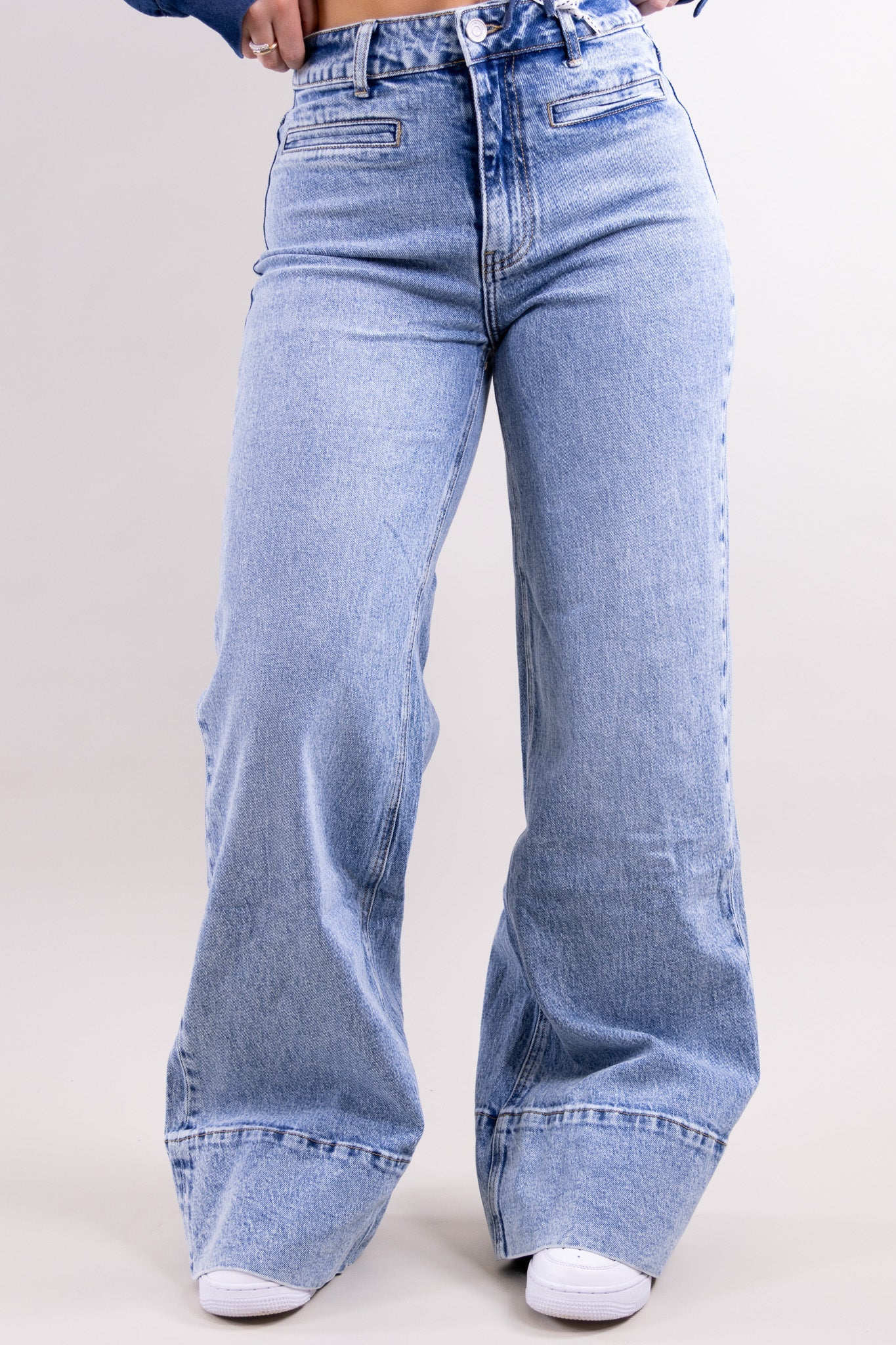 Jolie wide leg jeans -stretch