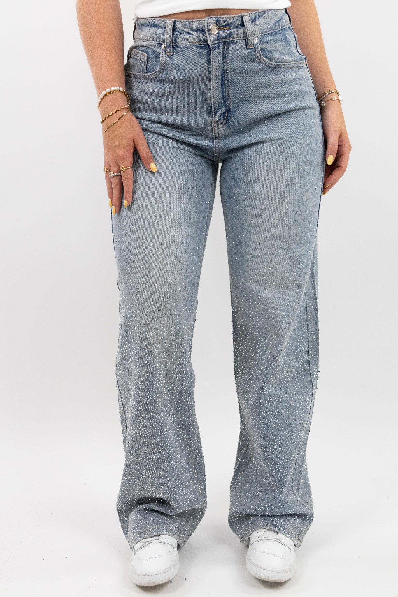Dazzle wide leg jeans - stretch