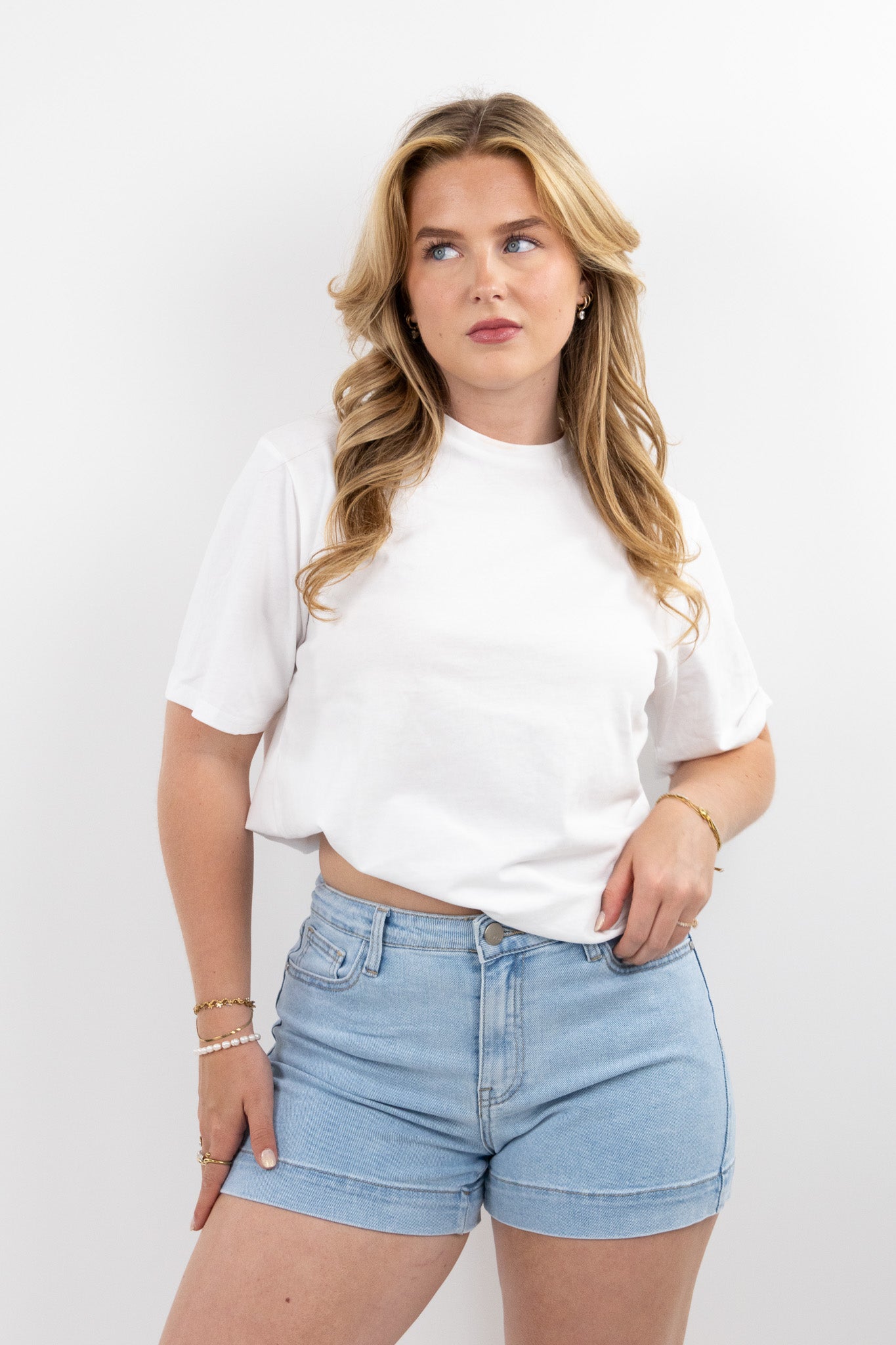 Sima denim shorts - stretch