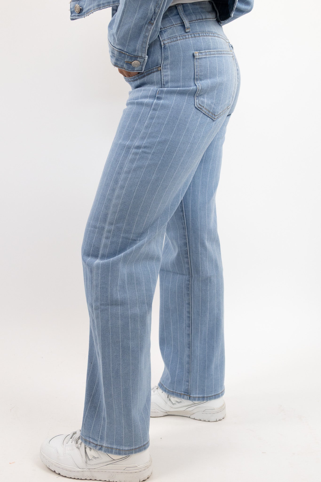 Jade Striped Jeans – Stretch