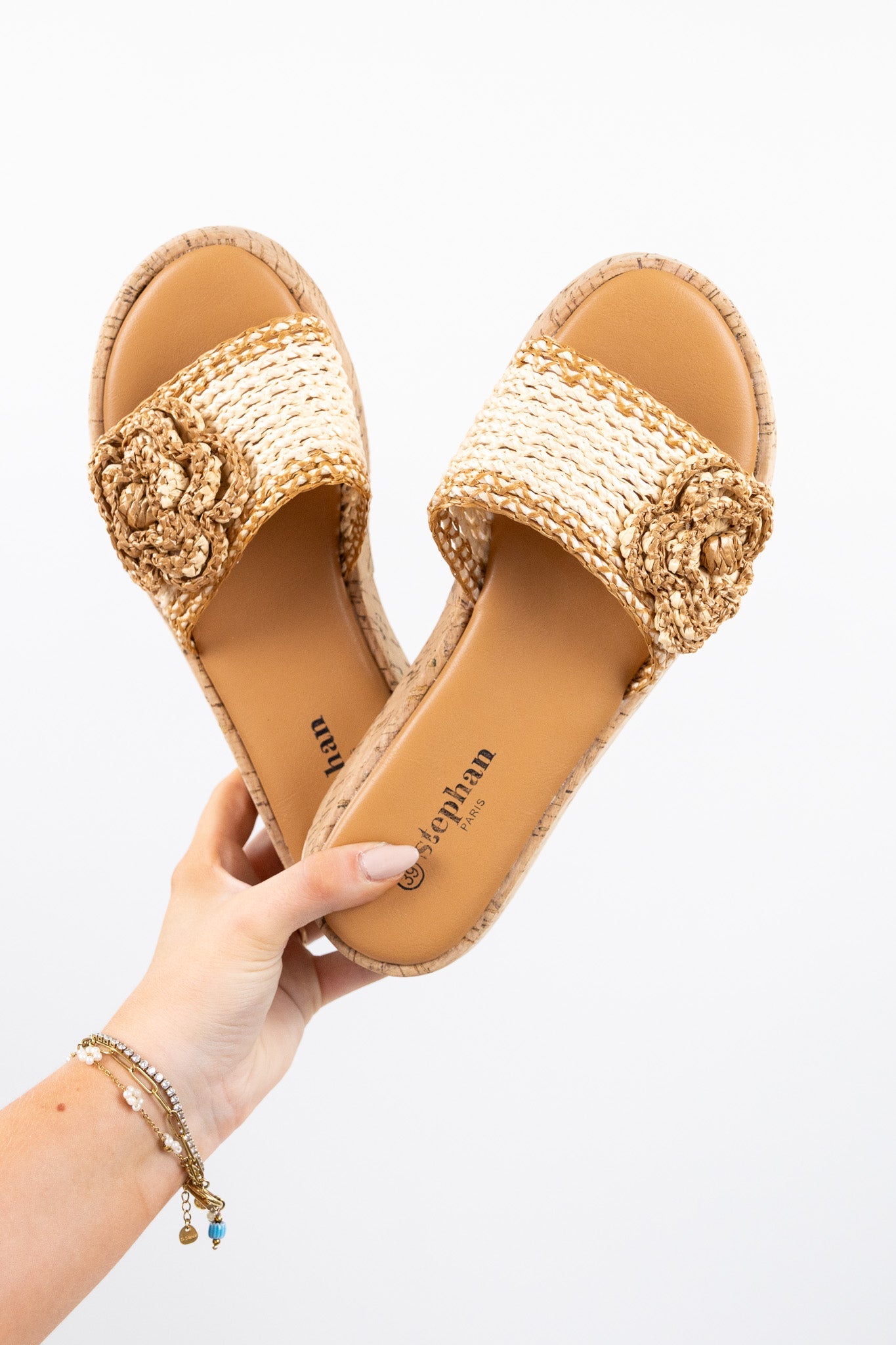 Woven Flower Slide