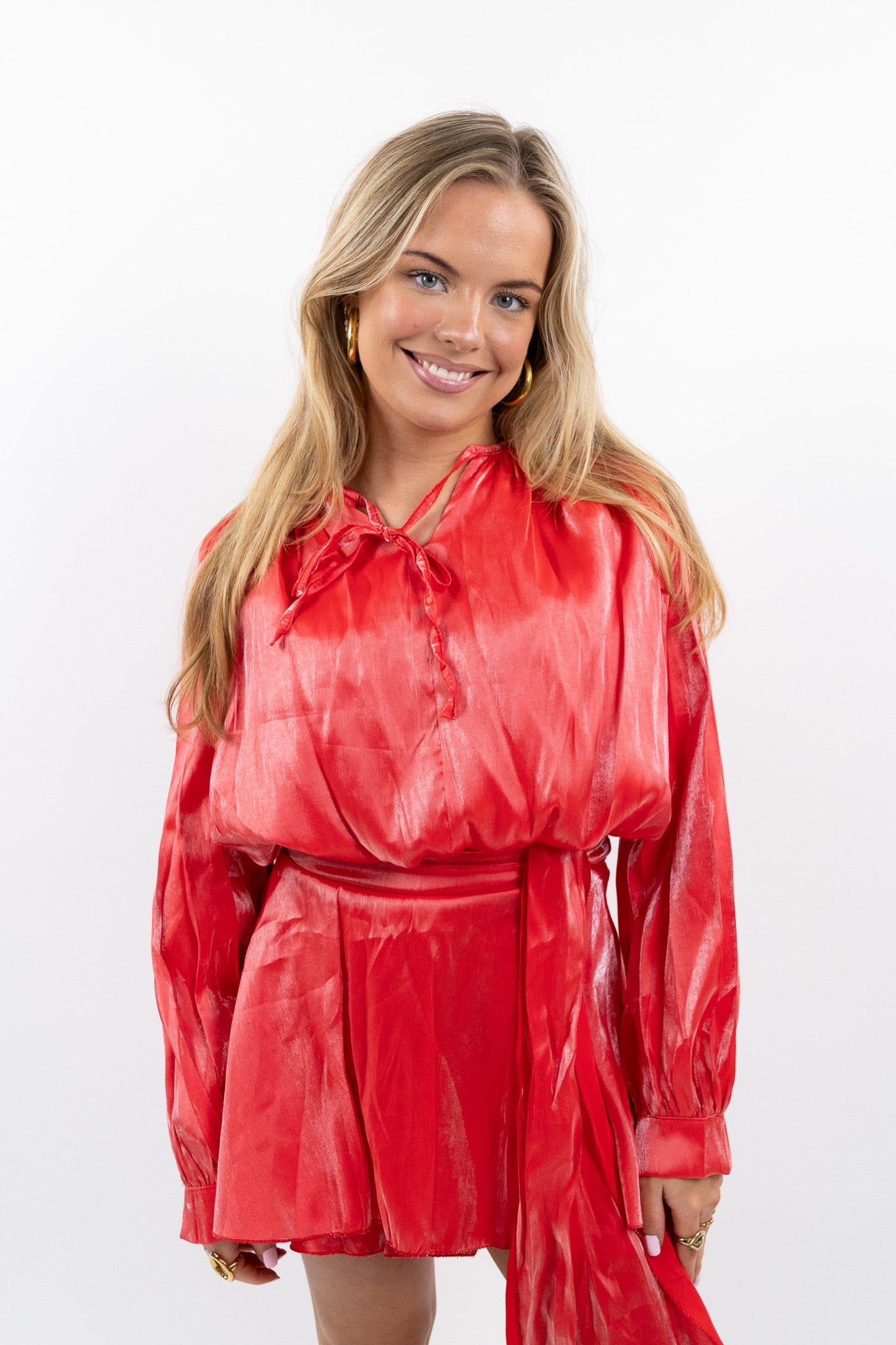 Fae satin dress