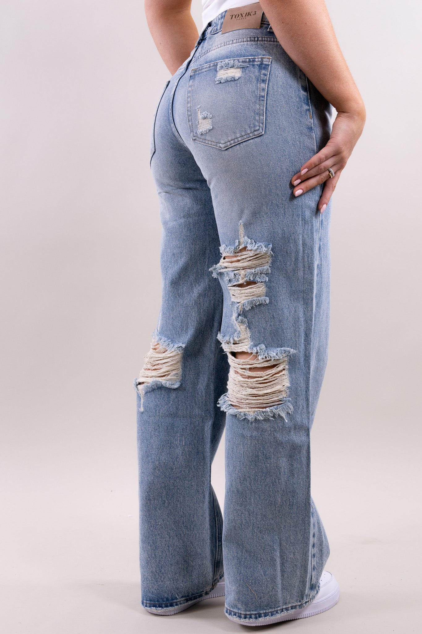 Lune Ripped Jeans - Ohne Stretch