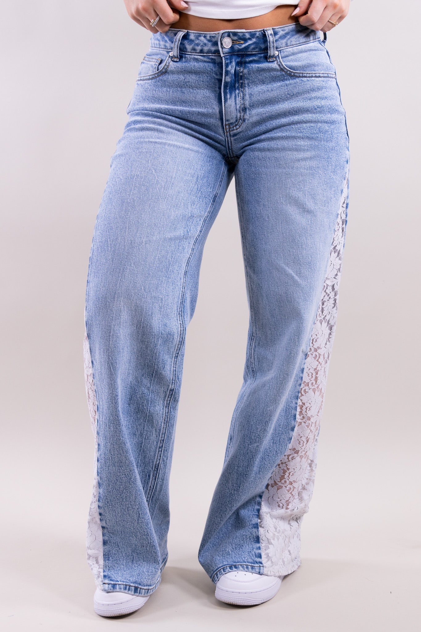 Lily lace jeans