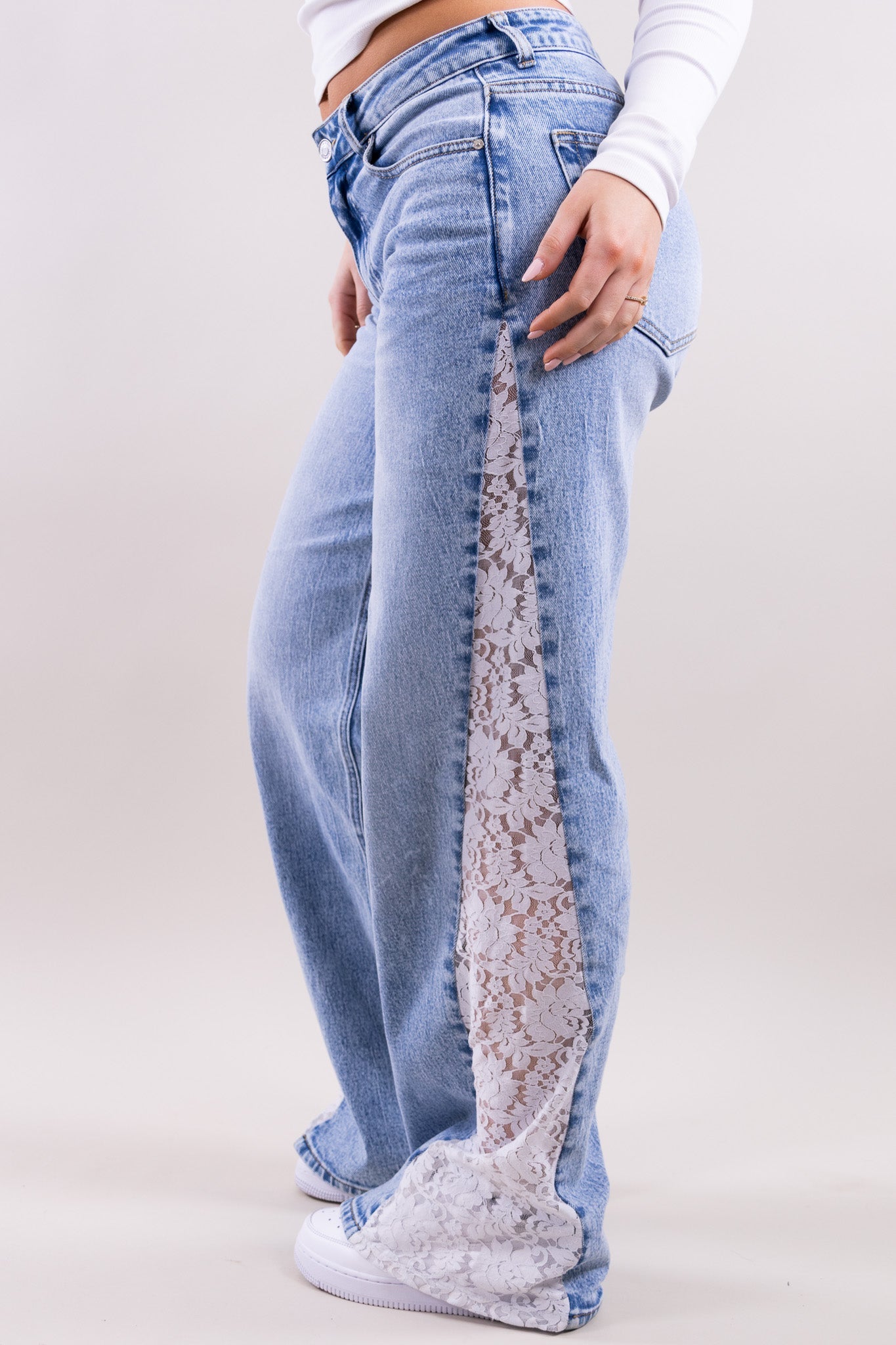 Lily lace jeans