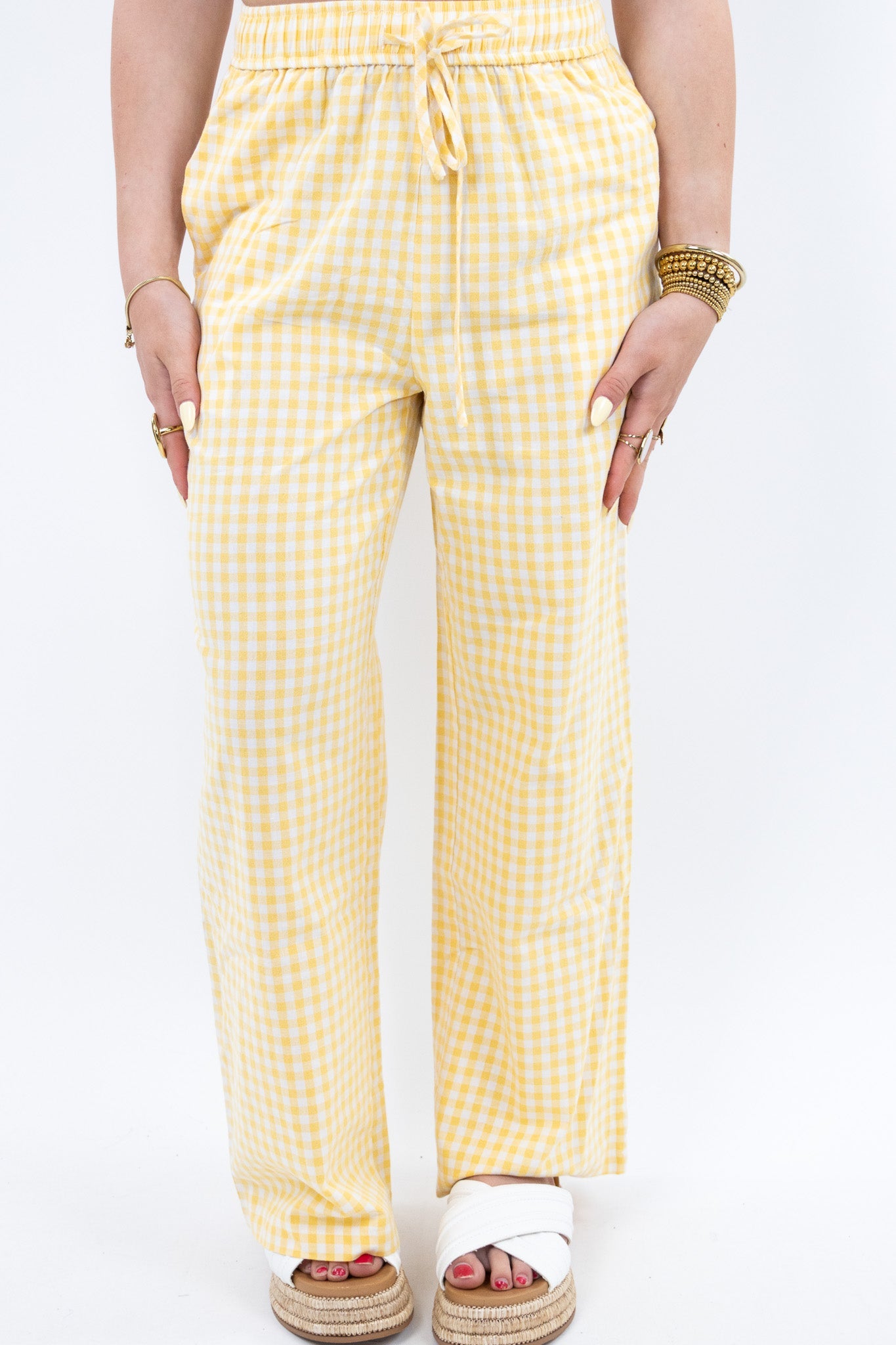 Gingham pants